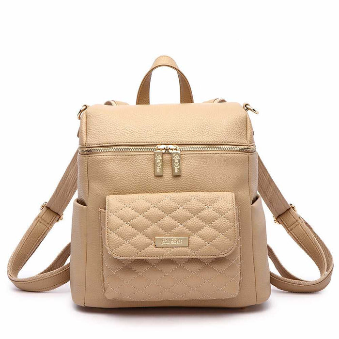 Luli Bebé Petit Monaco Diaper Bag | Latte Brown