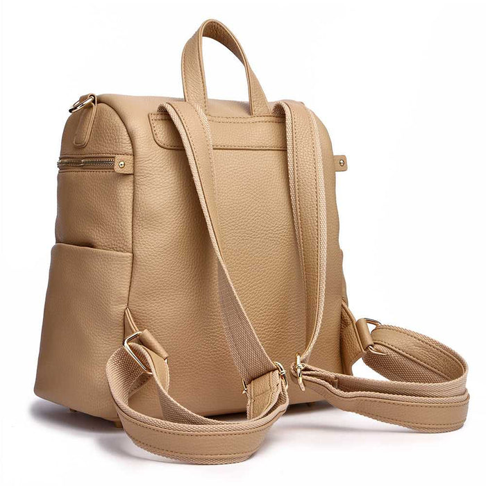 Luli Bebé Petit Monaco Diaper Bag | Latte Brown