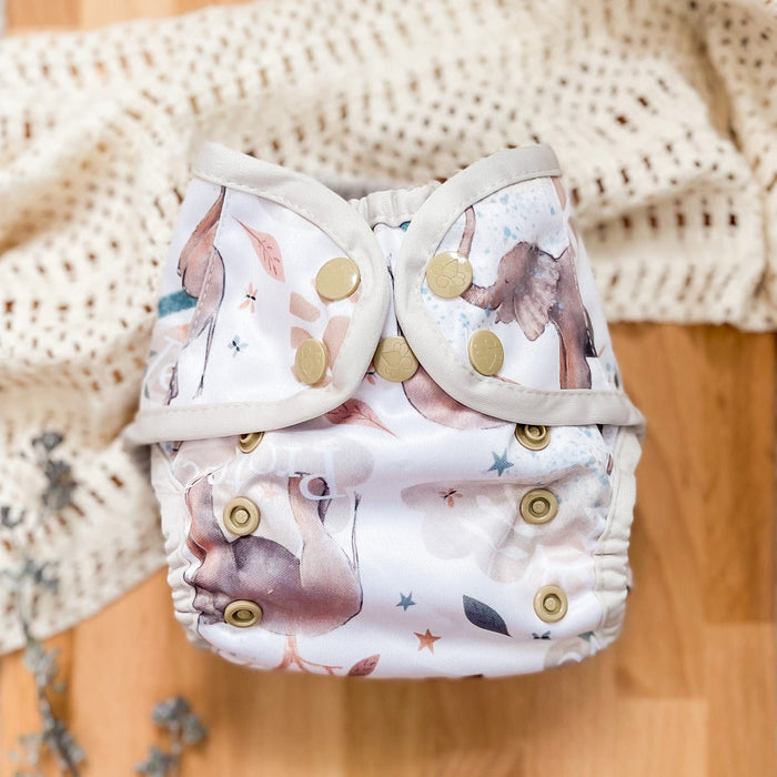 The "Bally"  Newborn Diaper Cover by Happy BeeHinds - Prints