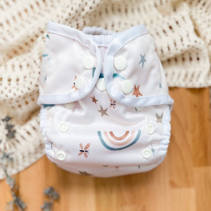 The "Bally"  Newborn Diaper Cover by Happy BeeHinds - Prints