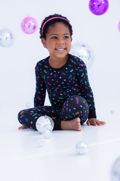 Birdie Bean confetti 2-piece pajamas