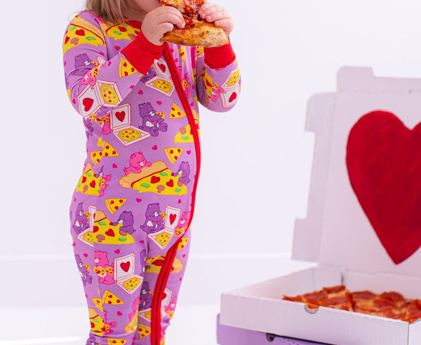 Birdie Bean Care Bears™ pizza valentine convertible romper