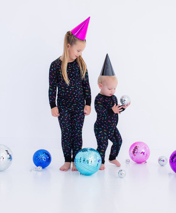 Birdie Bean confetti 2-piece pajamas