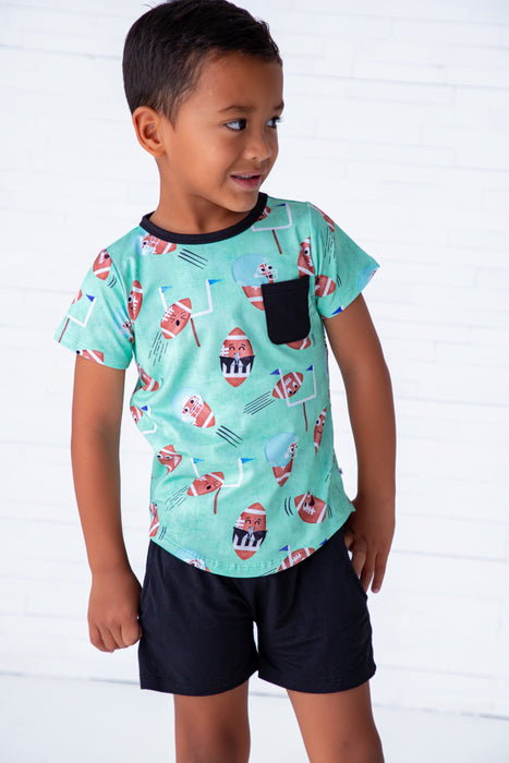 Birdie Bean Elliot bamboo/cotton pocket t-shirt