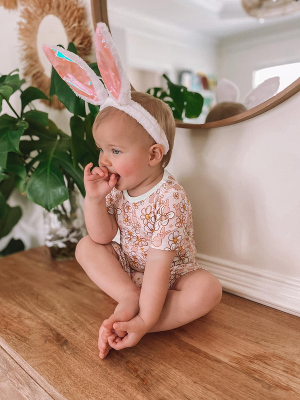 Dream Big Little Co Bunny BloomZzz Dream Bodysuit Dress