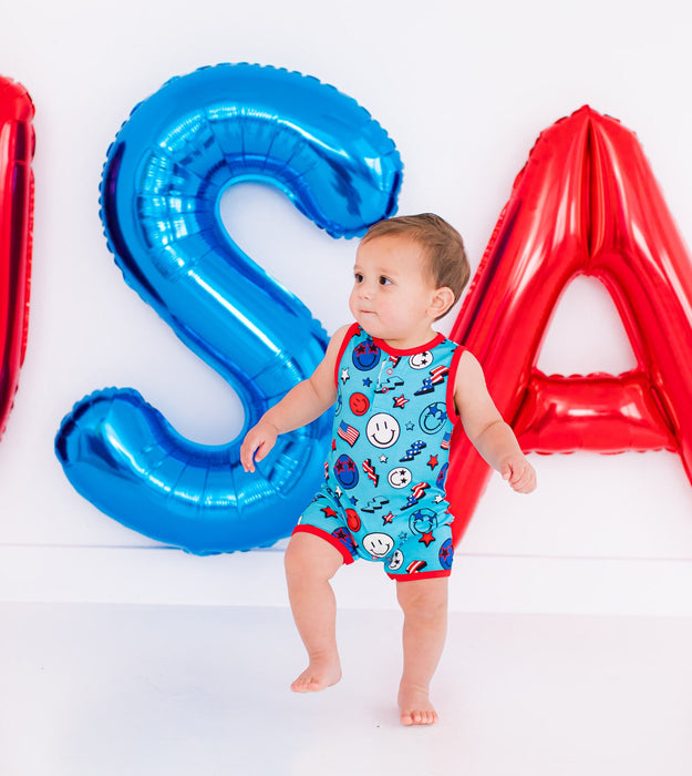 Birdie Bean ford shortie tank romper