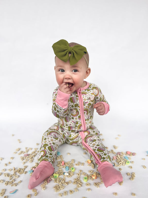 Dream Big Little Co LUCK OF THE UNICORN DREAM ROMPER