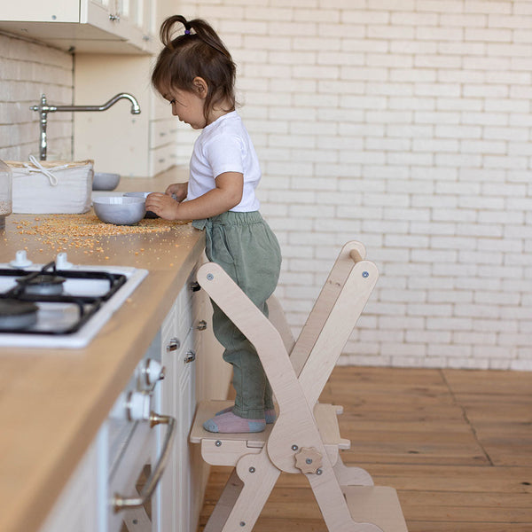 woodandhearts Foldable Kitchen Tower