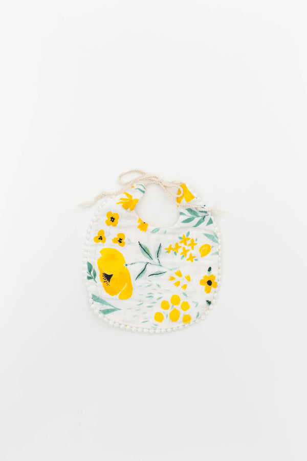 Clementine Kids Buttercup Blossom Single Bib