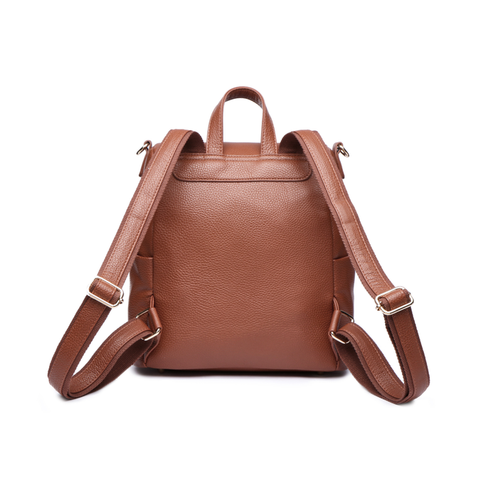 Luli Bebé Petit Monaco Diaper Bag | Caramel Brown