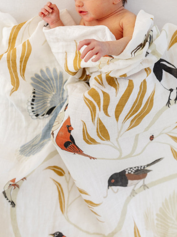 Clementine Kids For the Birds Swaddle