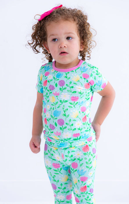 Birdie Bean blossom 2-piece pajamas