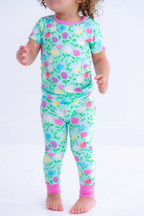 Birdie Bean blossom 2-piece pajamas