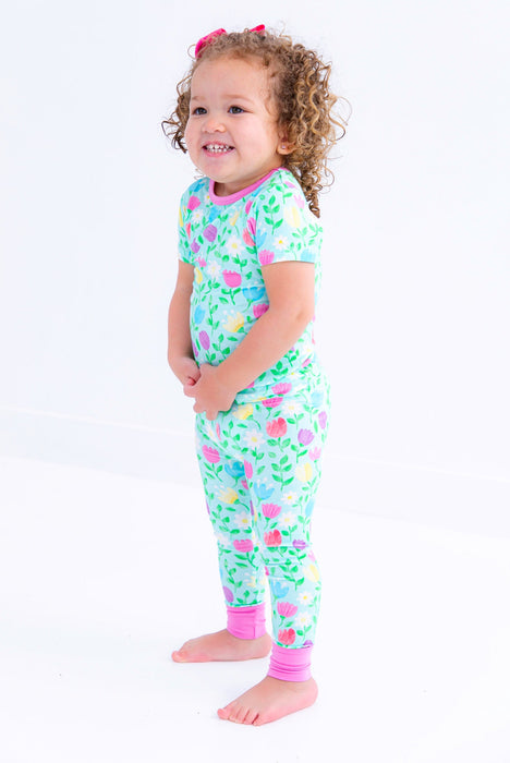 Birdie Bean blossom 2-piece pajamas