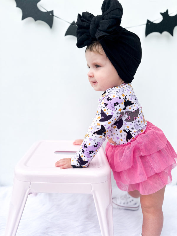 Dream Big Little Co WITCHING HAT DREAM TUTU BODYSUIT DRESS