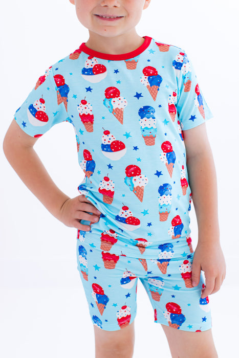 Birdie Bean carter 2-piece pajamas