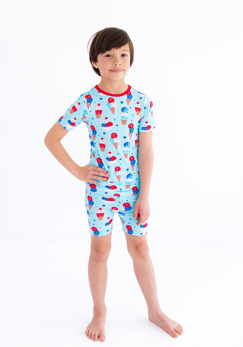 Birdie Bean carter 2-piece pajamas