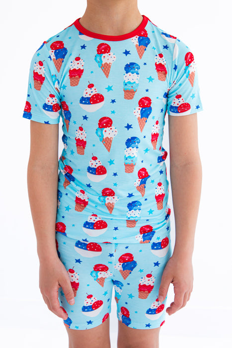 Birdie Bean carter 2-piece pajamas