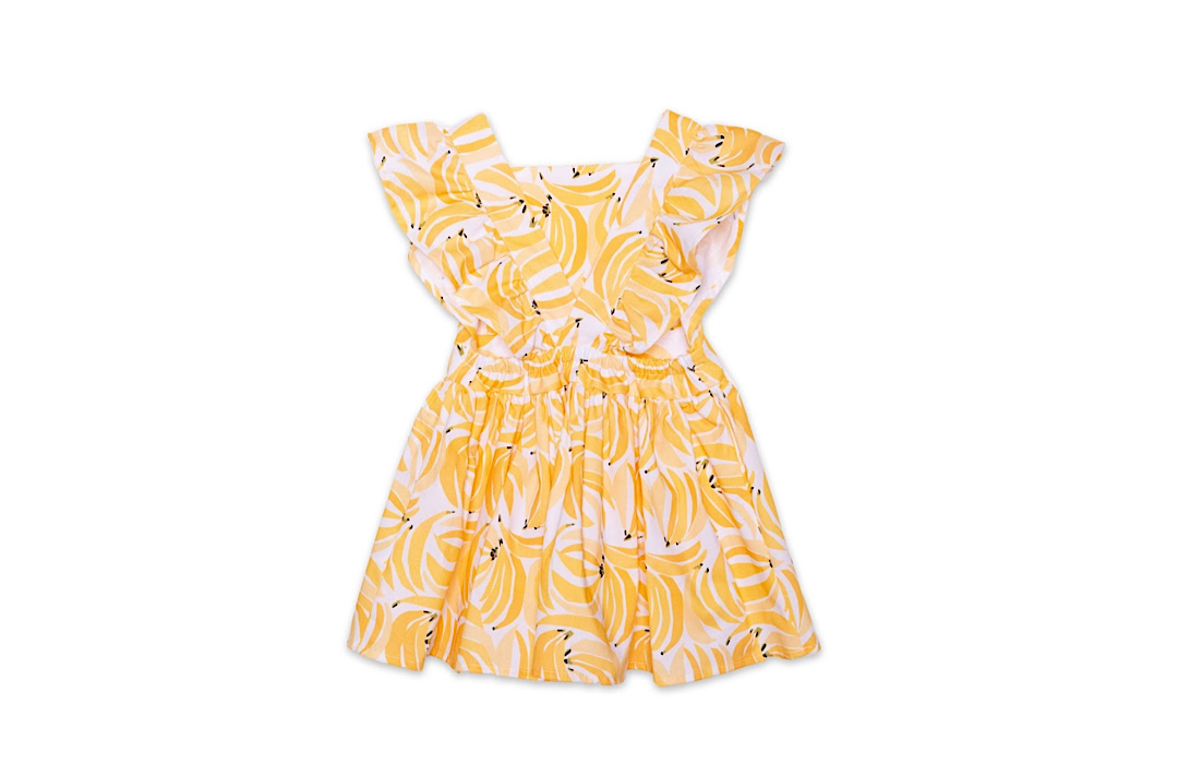 Worthy Threads Vintage Inspired Dress in Bananas