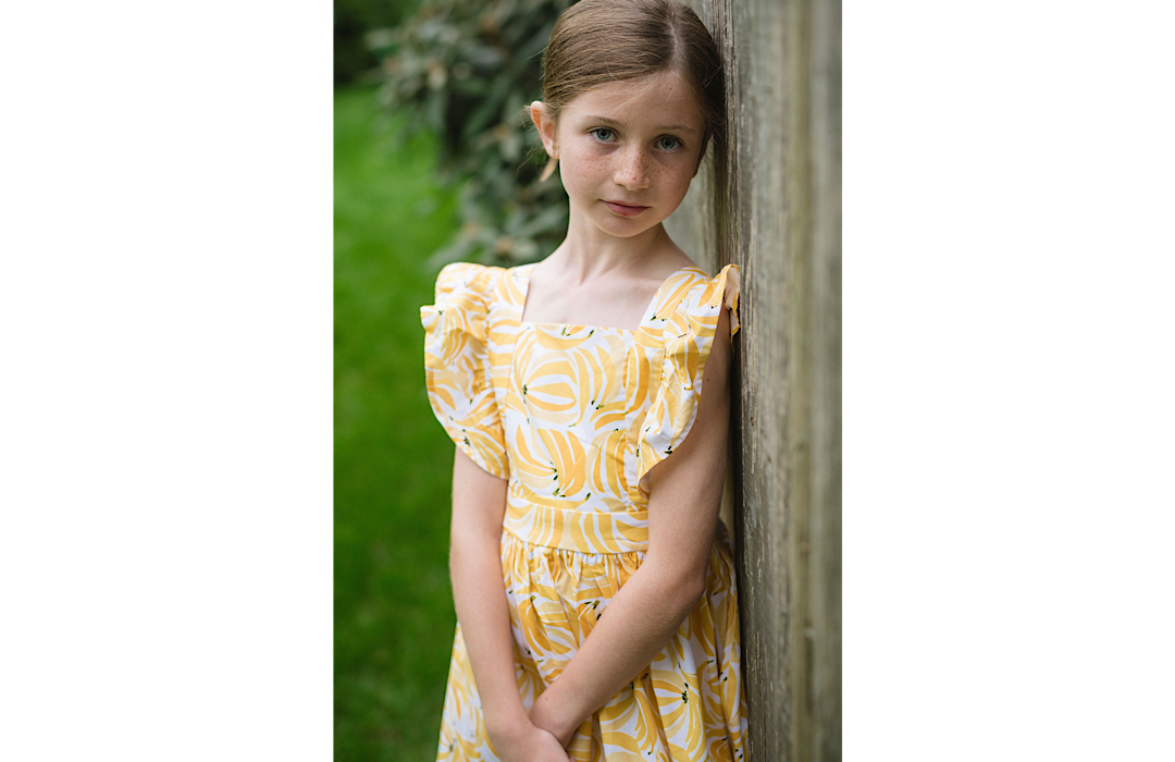 Worthy Threads Vintage Inspired Dress in Bananas