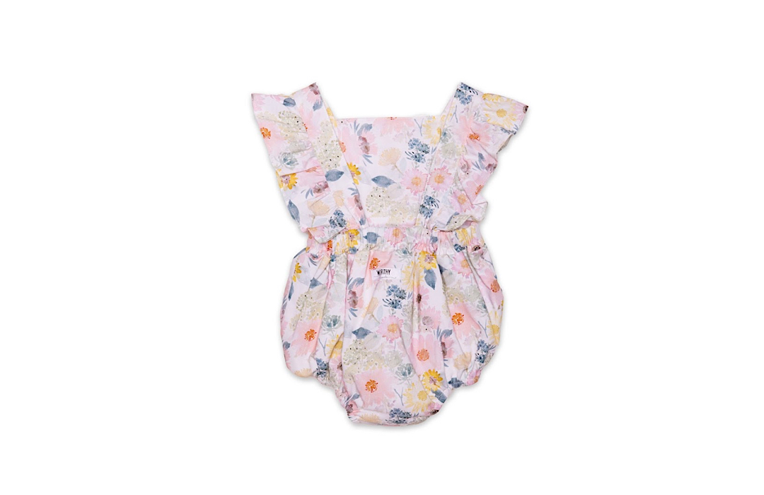 Worthy Threads Bubble Romper in Blooming