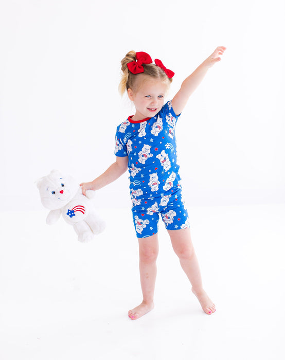 Birdie Bean Care Bears™ America Cares 2-piece pajamas