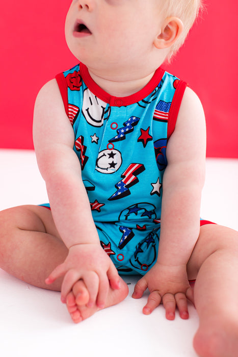 Birdie Bean ford shortie tank romper