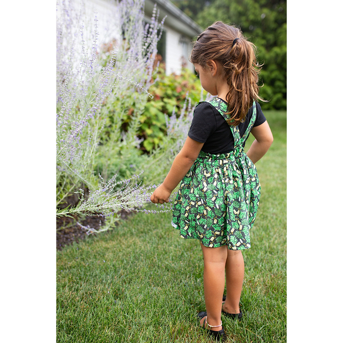 Worthy Threads Pinafore Dress in Herbs