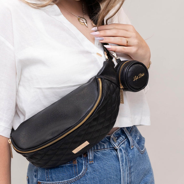 Luli Bebé Monaco Sling Bag | Ebony Black