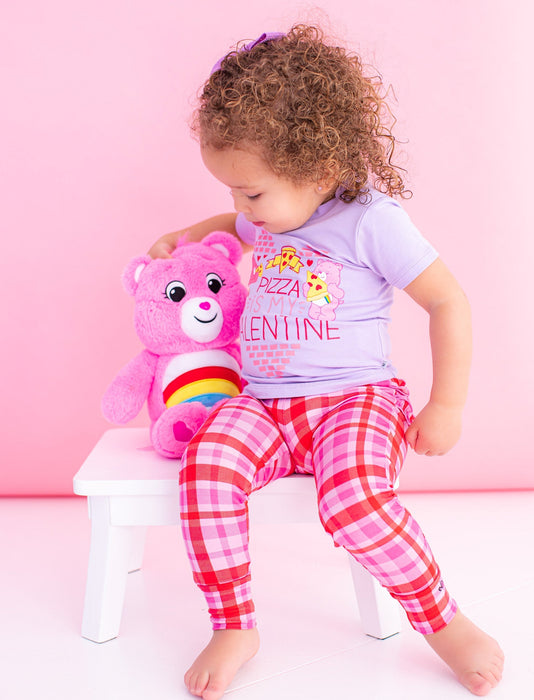 Birdie Bean Care Bears™ pizza valentine graphic t-shirt