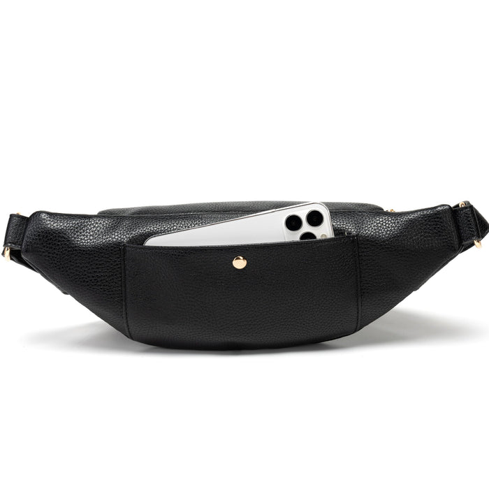 Luli Bebé Monaco Sling Bag | Ebony Black