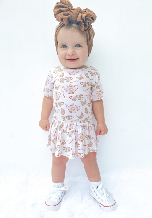 Dream Big Little Co TEA TIME DREAM BODYSUIT DRESS