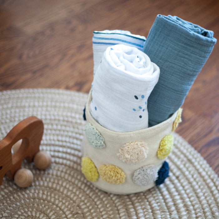 Ely's & Co. Cotton Muslin Swaddle Blanket