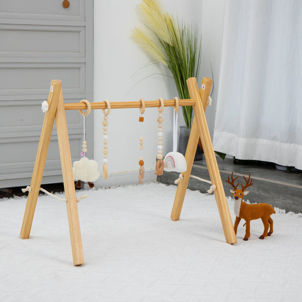 Avenlur Lilac Wooden Baby Gym