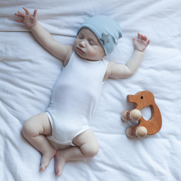 Ely's & Co. Newborn Hospital Hats - Blue & White