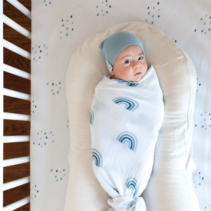 Ely's & Co. 2 Pack Cotton Muslin Swaddle Blanket