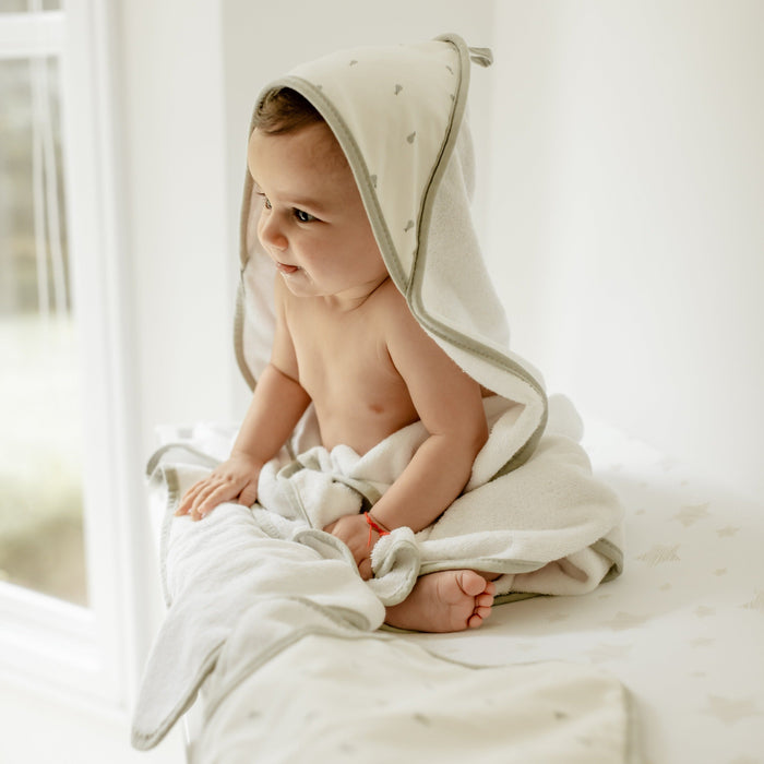 Ely's & Co. Hooded Towel & Washcloth