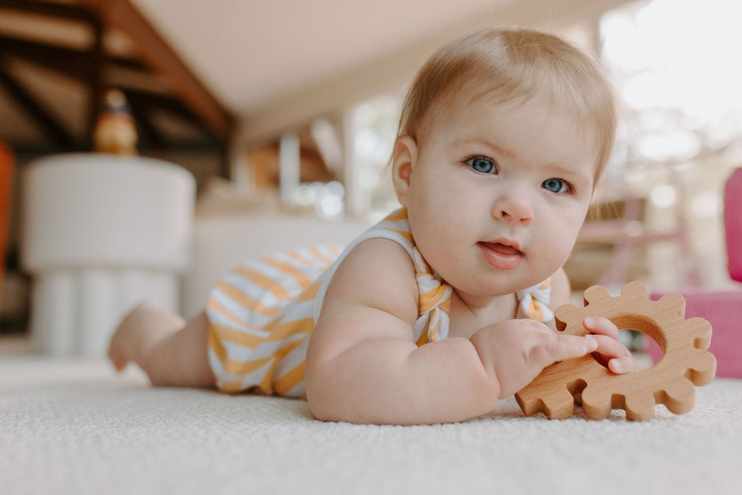 Be A Heart Baby's First Rosary Wooden Teether