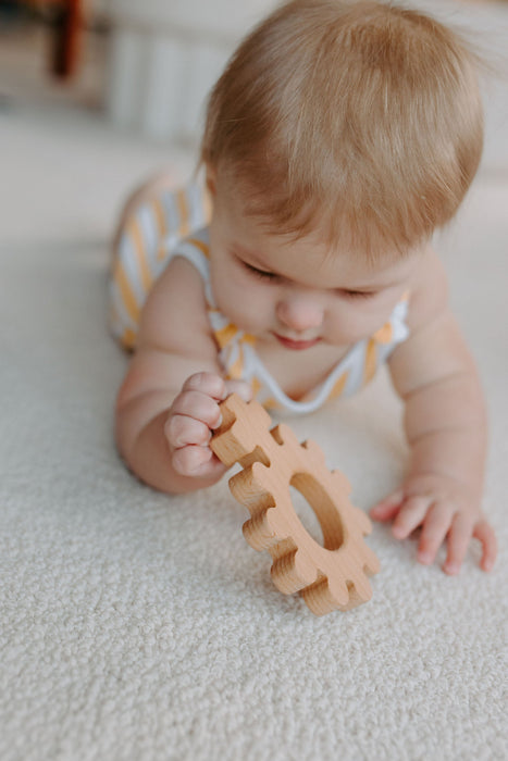 Be A Heart Baby's First Rosary Wooden Teether