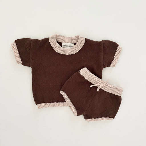 Winnie + Crew Owen Knit Set in Brown