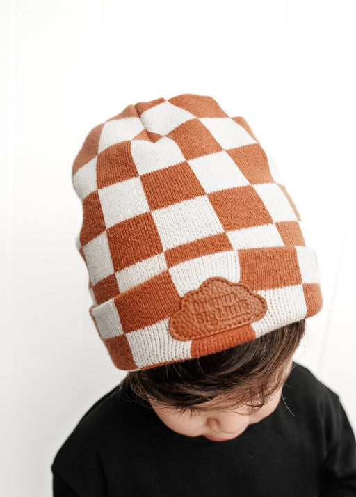 Dream Big Little Co Copper Checkers Dream Beanie