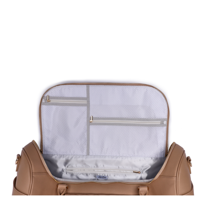 Luli Bebé Monaco Travel Bag | Latte Brown