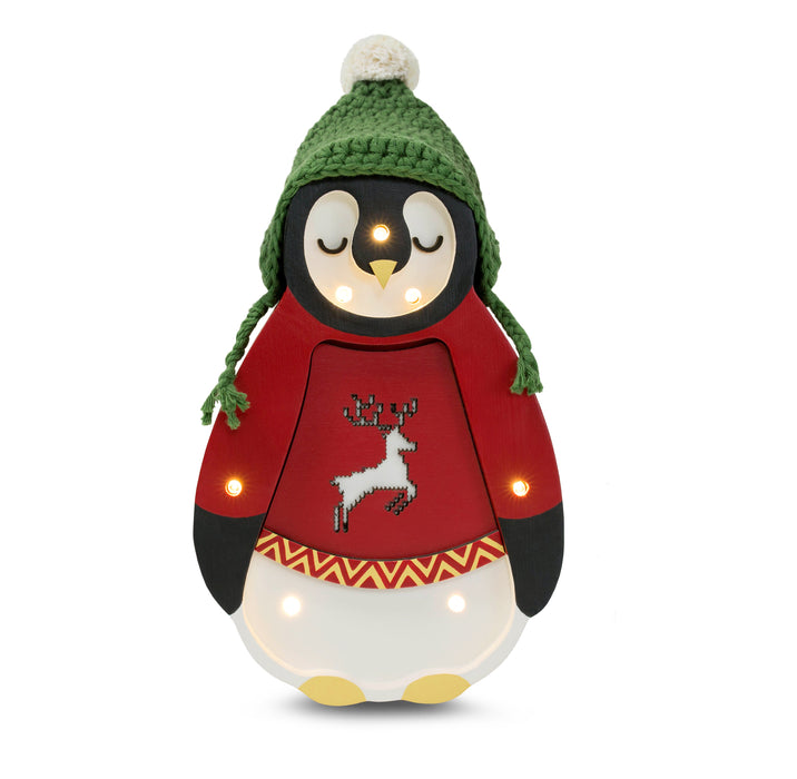 Little Lights Mini Holiday Penguin Lamp ~ Limited Edition