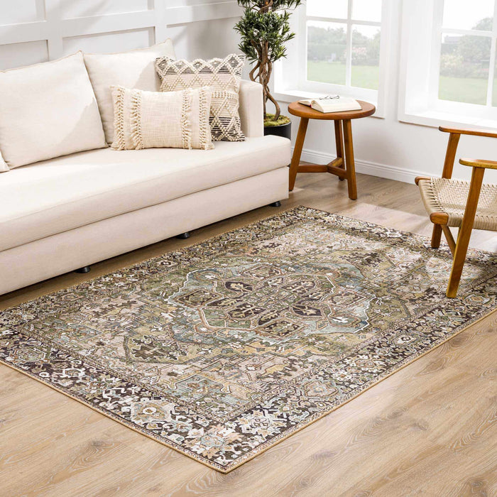 Hauteloom Neyland Sage Green Area Rug