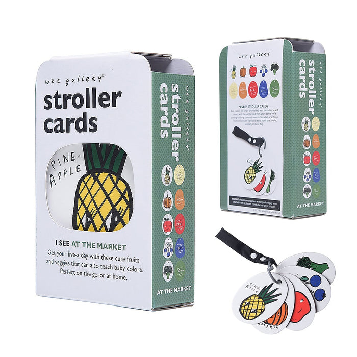 Wee Gallery Stroller Cards - I See in the Market
