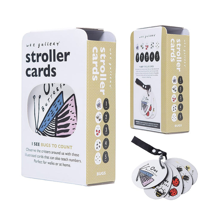 Wee Gallery Stroller Cards - I See Bugs to Count