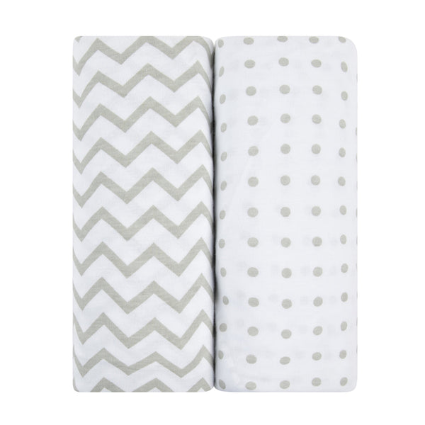 Ely's & Co. Waterproof Pack N Play I Portable Crib Sheet Set