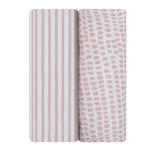 Ely's & Co. Waterproof Bassinet Sheet Set