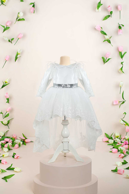 THA Dressing Jaelyn White Baby Dress
