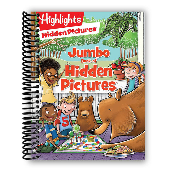 Lay it Flat Jumbo Book of Hidden Pictures (Highlights Jumbo Books & Pads) (Spiral Bound)